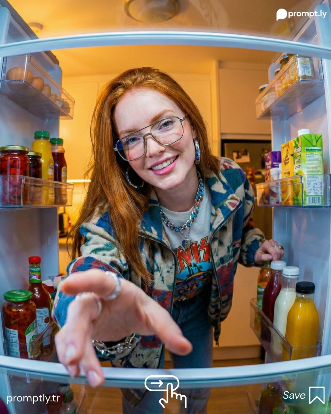 Buzdolabının İçinden Bir An örnek görseli